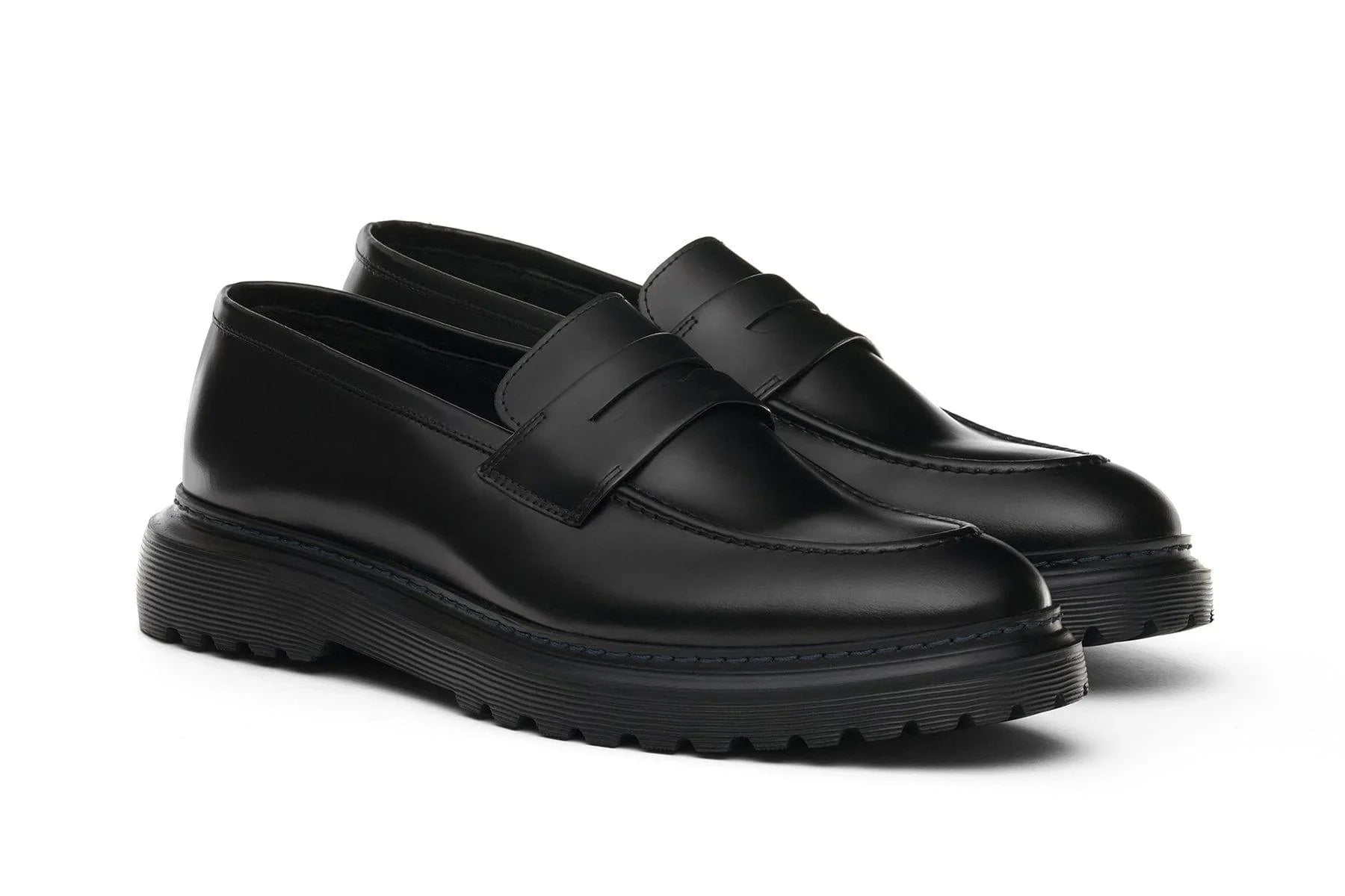 Moral Code Jaxon Men's Casual Loafer -Black-8 J #color_black