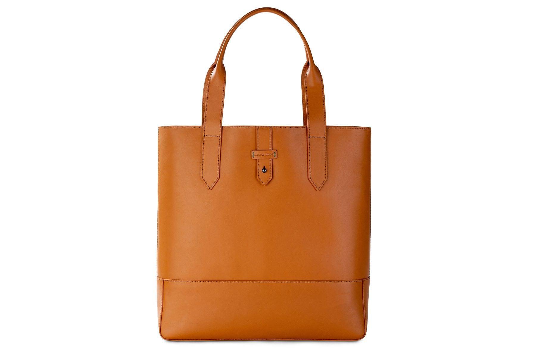 Moral Code Blake Tote Bag -Cognac-Totes #color_cognac