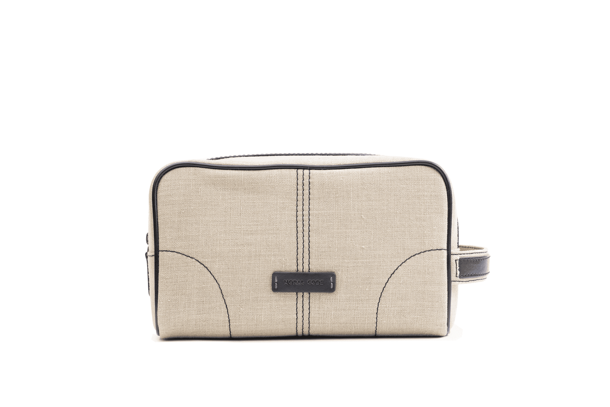 Moral Code Brier Vegan Wash Bag -Khaki- #color_khaki