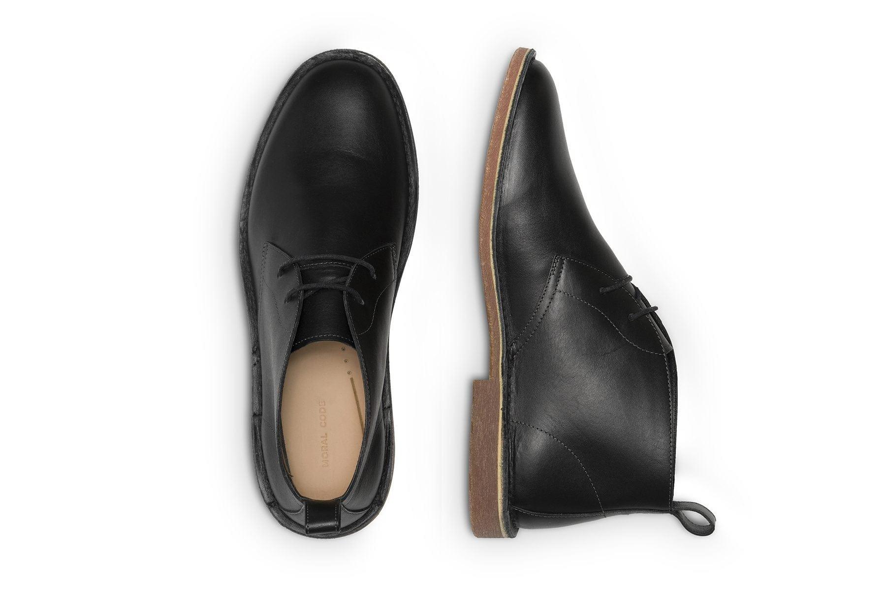 Moral Code Forrest Men's Chukka Boot - #color_black