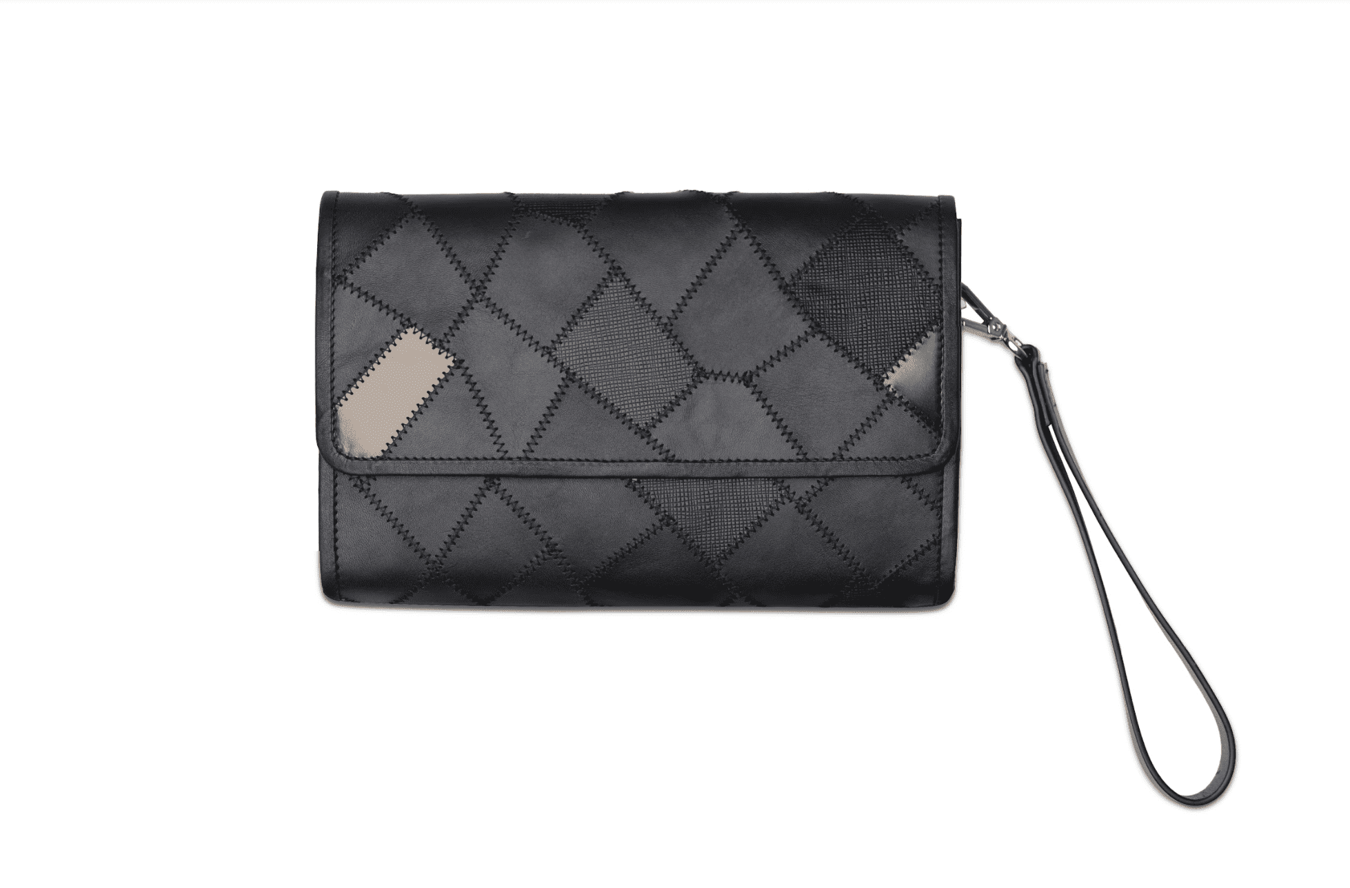 Moral Code Cypress Upcycled Envelope Wallet -Black Multi- #color_black-multi