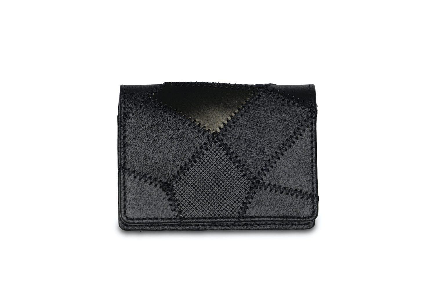 Moral Code Ebony Upcycled Card Case -