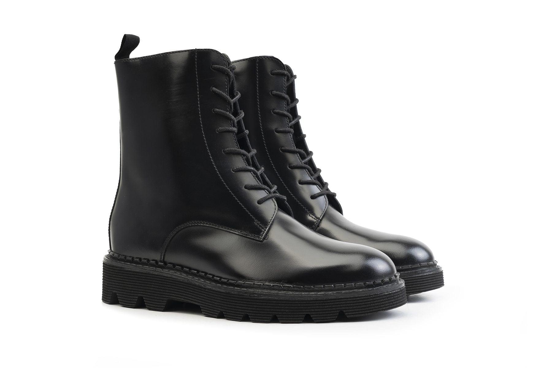 Moral Code Kenna Women's Lace-Up Boot -Black-6.5