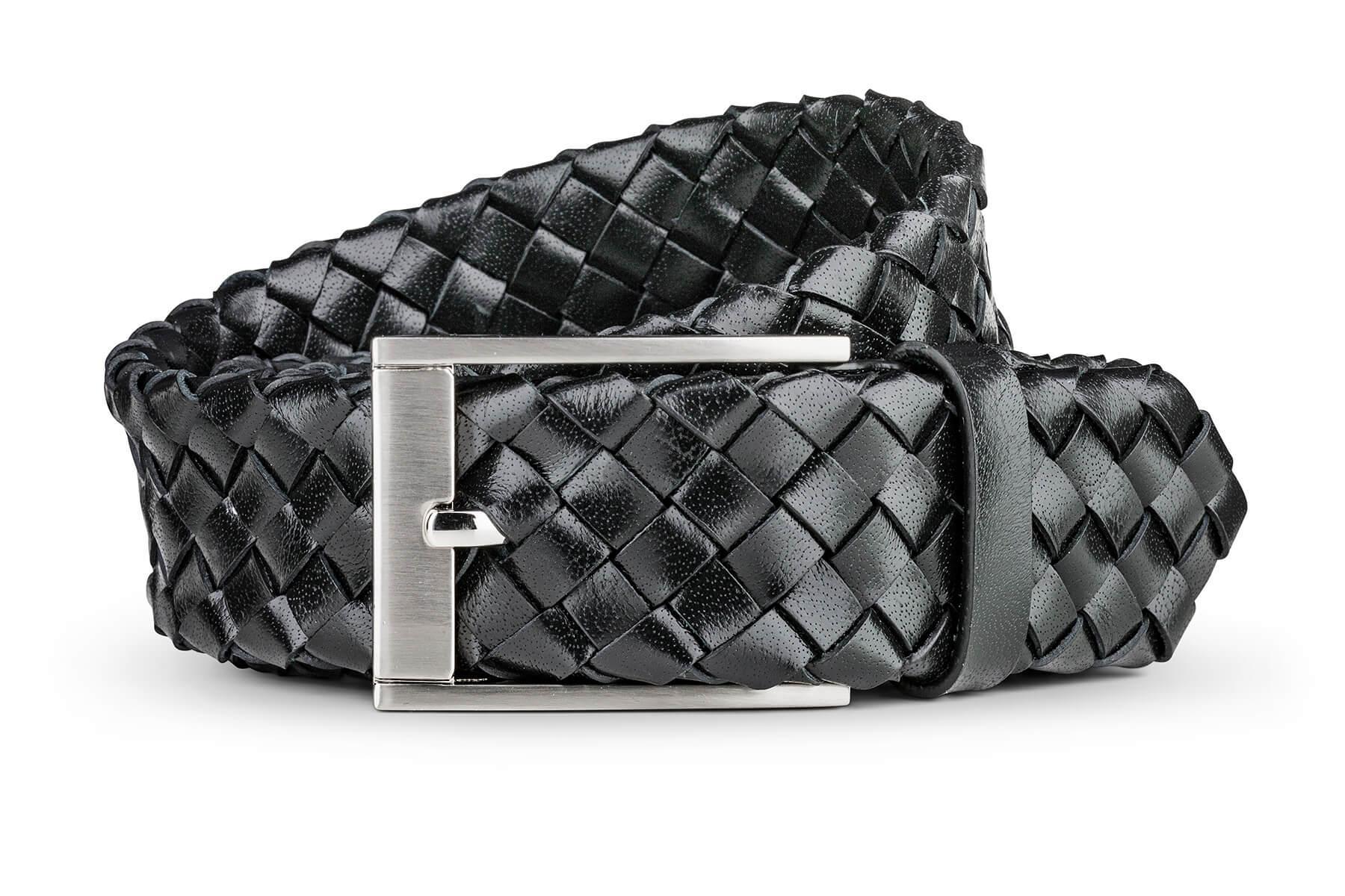 Moral Code Gilbert Belt -Black Leather-34 #color_black-leather