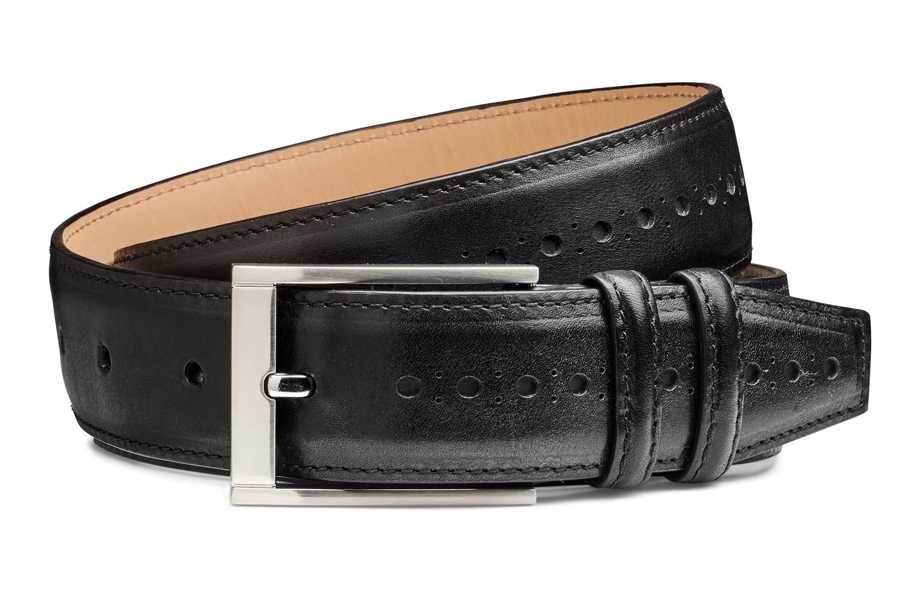 Moral Code Gordon Belt -Black Leather-39