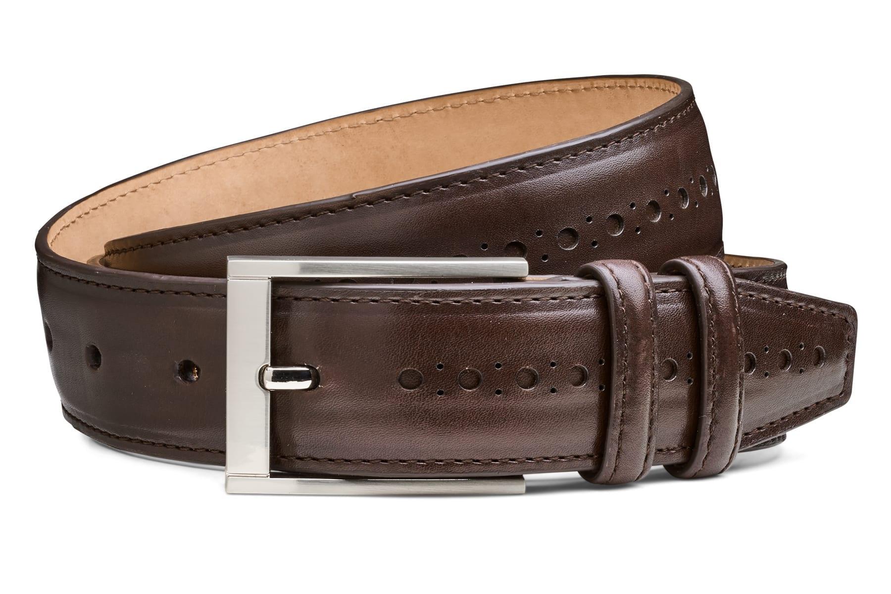 Moral Code Gordon Belt -Brown Leather-33