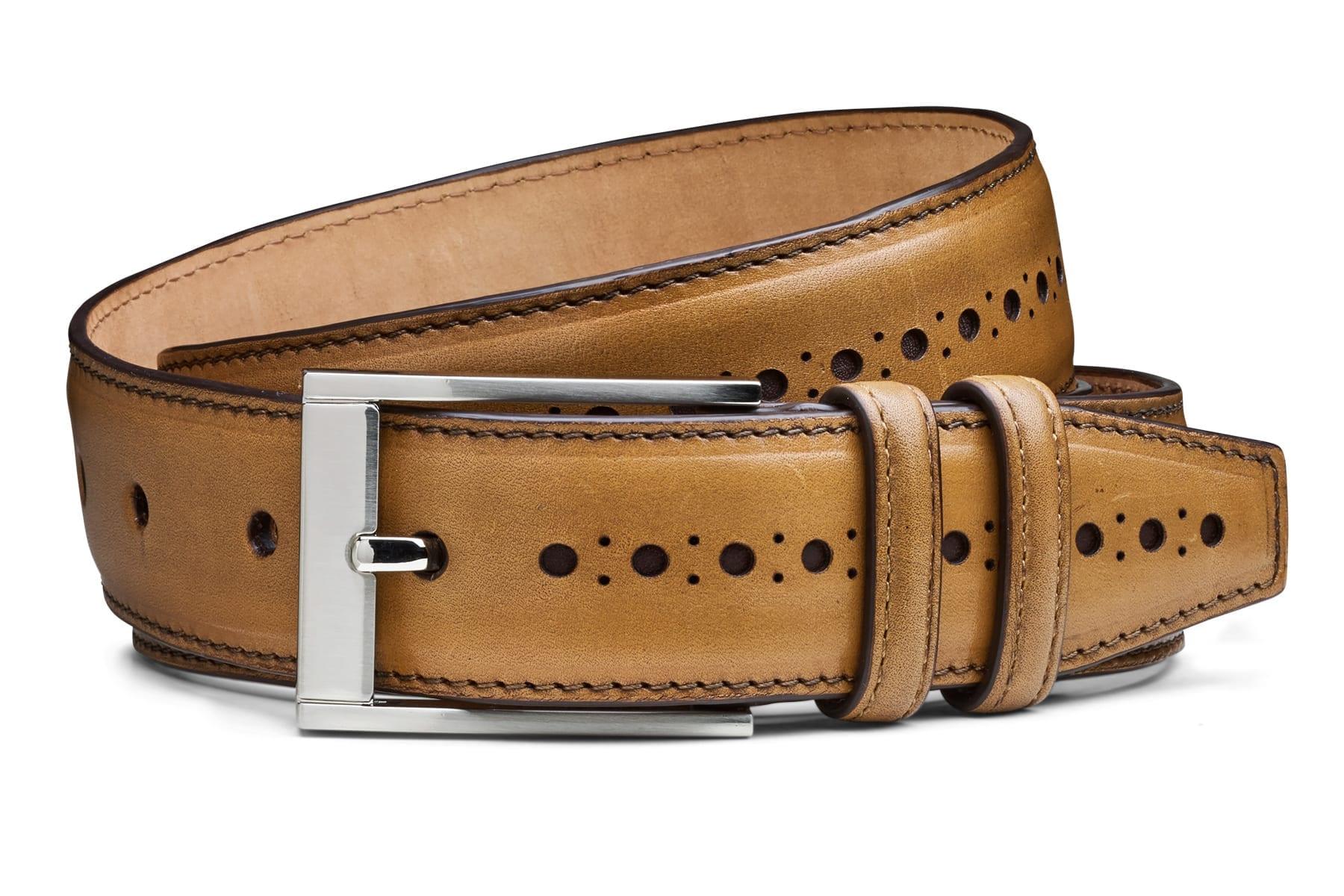 Moral Code Gordon Belt -Oak Leather-32