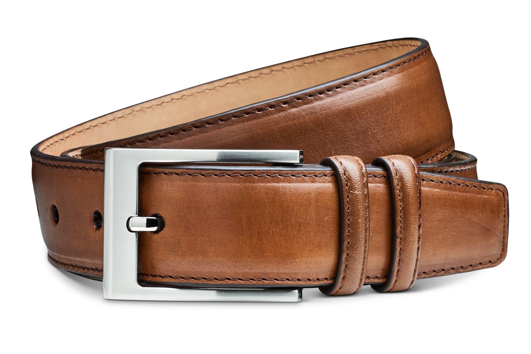 Moral Code Grant Belt -Cognac Leather-35