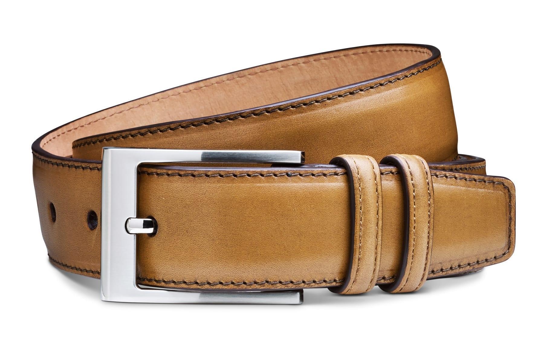 Moral Code Grant Belt -Oak Leather-40