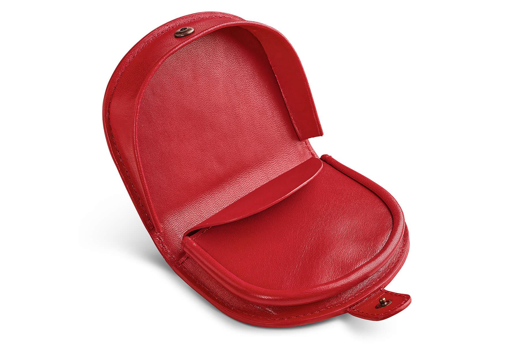 Moral Code Treasury Coin Case - #color_red-leather