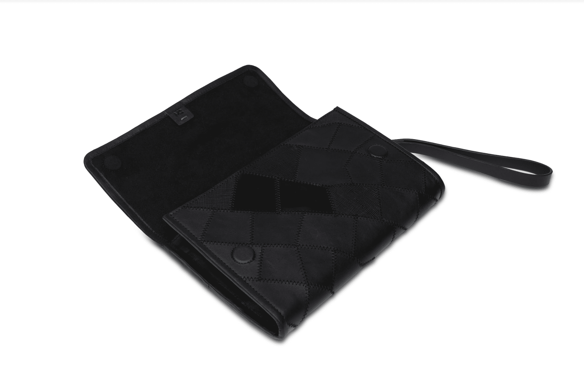 Moral Code Cypress Upcycled Envelope Wallet - #color_black-multi