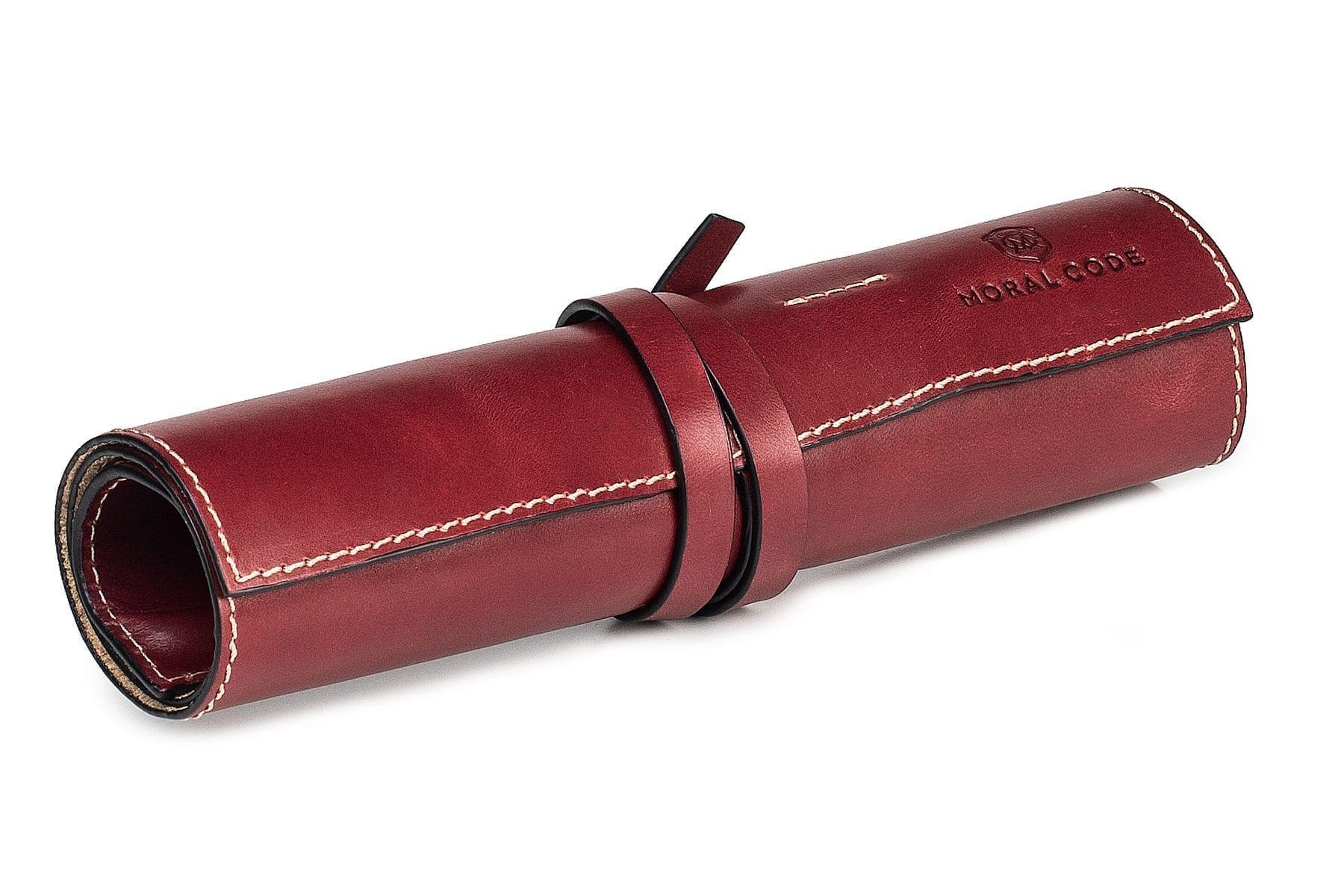 Moral Code Entry Tech Kit -Tan Leather- #color_red-leather