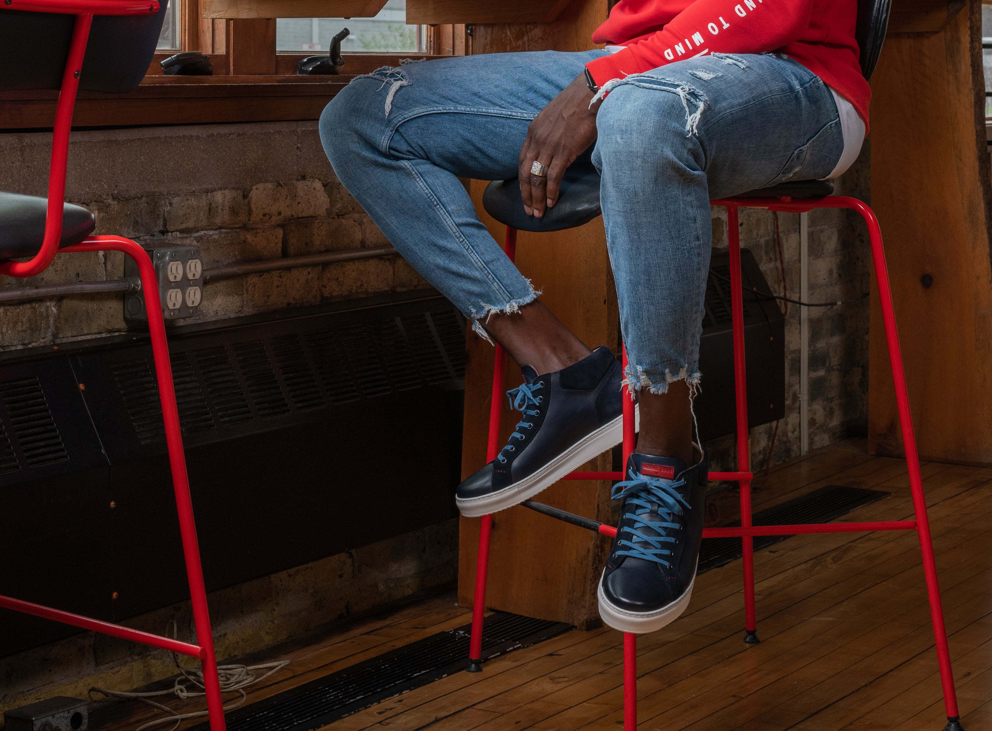 Attain Men's Mid-Top Sneaker - Final Sale