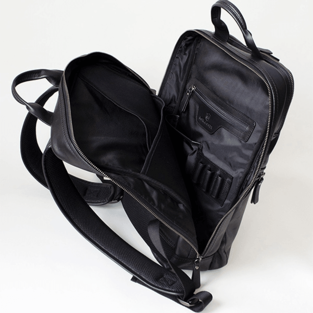 Back Office Backpack #color_black-leather