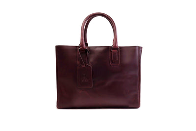 Moral Code Crosby Tote -Oxblood- 
