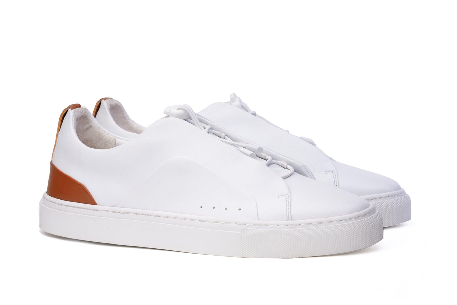 Moral Code York Men's Vegan Sneaker -White Multi-8 