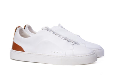 Moral Code York Men's Vegan Sneaker -White Multi-8 