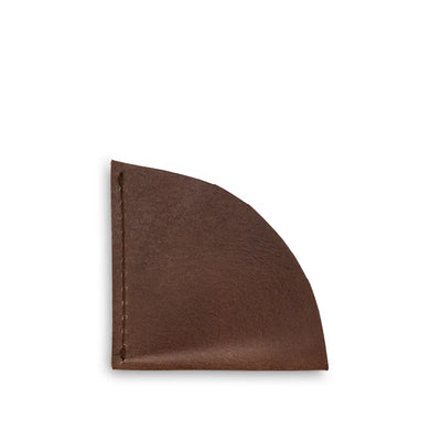 Brown leather corner protector 