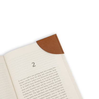 Leather Corner Bookmark