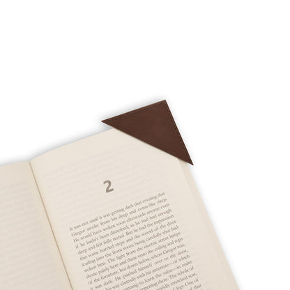 Leather Corner Bookmark