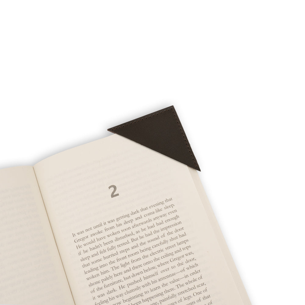 Leather Corner Bookmark