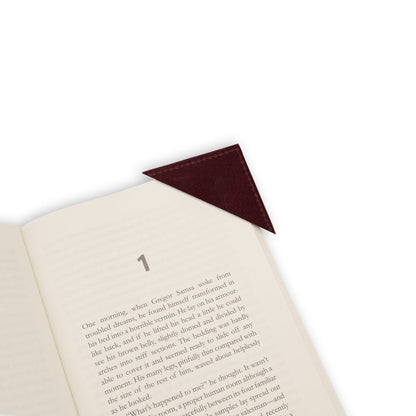 Leather Corner Bookmark