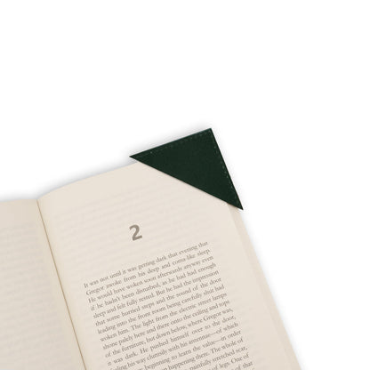 Leather Corner Bookmark