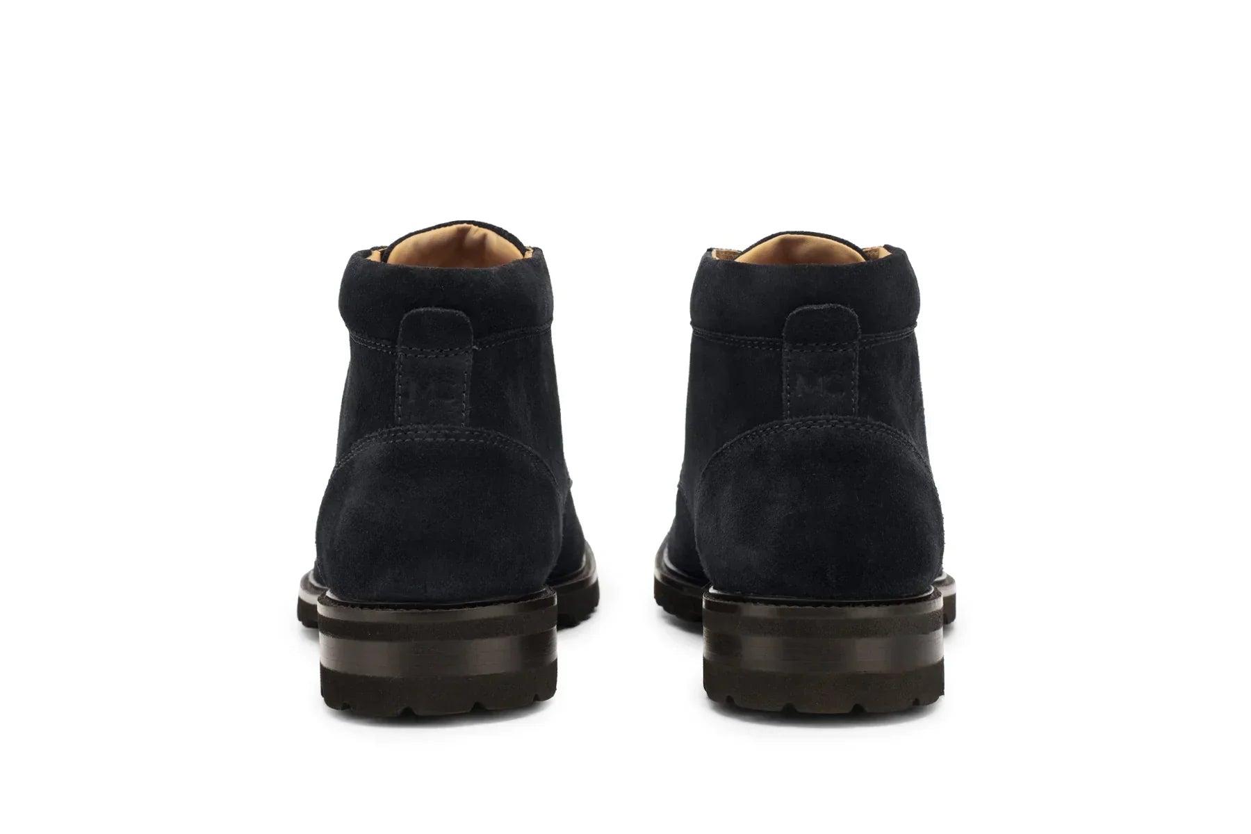 H by Hudson chukka ankle boots suede blue navy 45 Navy Blue Suede Chukka Boots: Handmade Leather Derby Ankle  main image 4