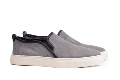 Moral Code Ash Men's Vegan Slip-on Sneaker -Grey-8