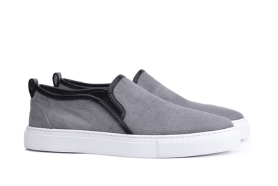 Moral Code Birch Women's Vegan Slip-on Sneaker -Grey-6.5 