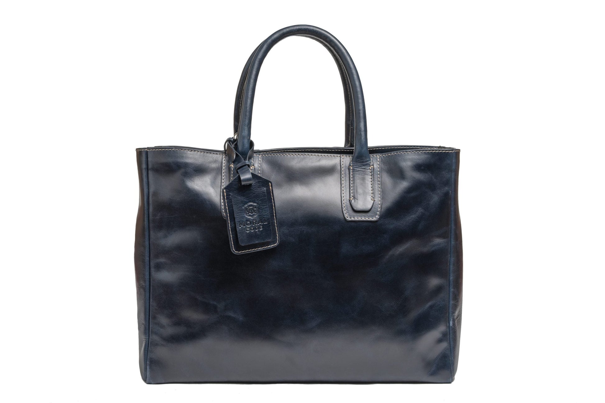 Moral Code Crosby -Navy Leather-