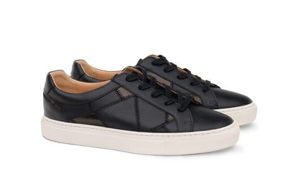 Moral Code Flint Women's Upcycled Sneaker -Black Multi-6.5 