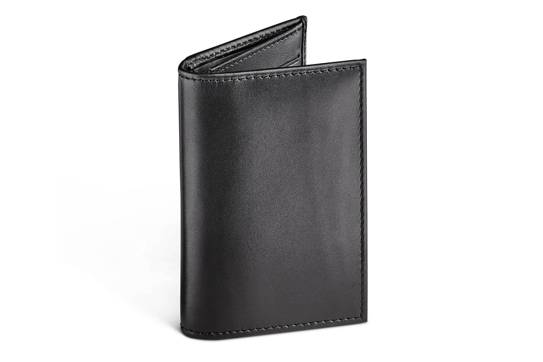 Moral Code Oliver Card Case -Black Leather-