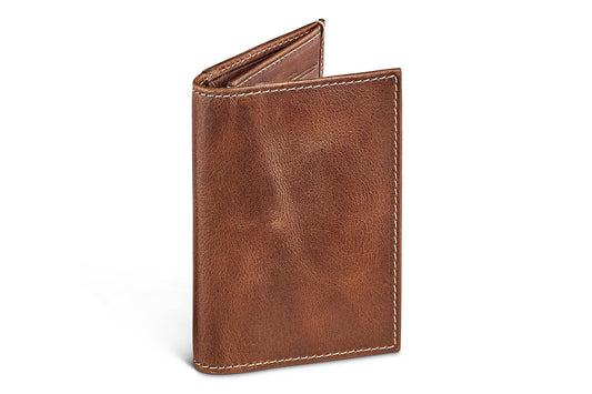 Moral Code Oliver Card Case -Brown Leather-