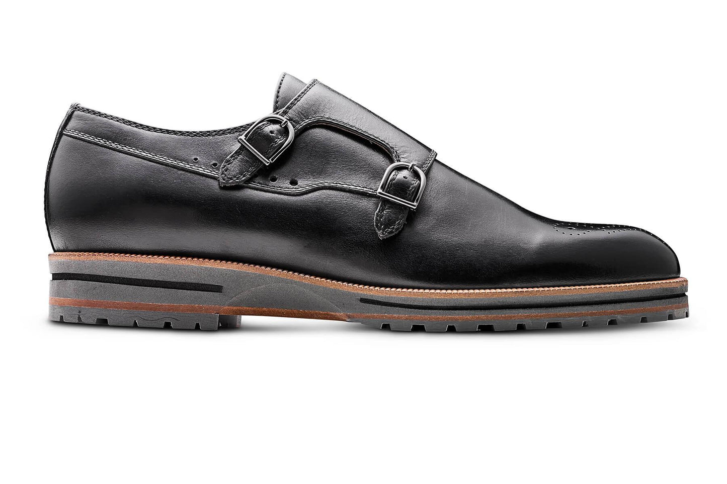Moral Code Gunnar Men's Double-Strap Monk Dress Shoe -