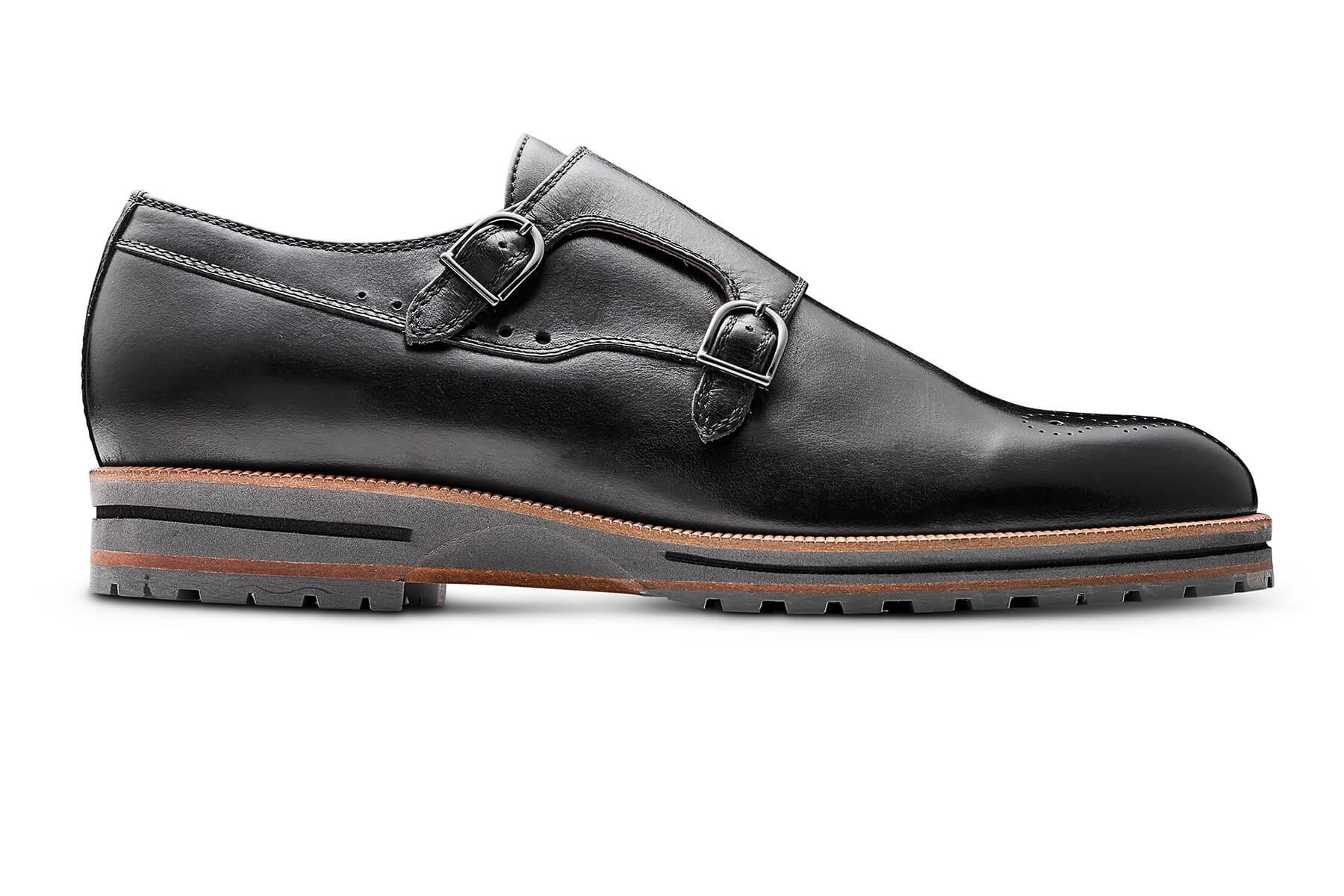Moral Code Gunnar Men's Double-Strap Monk Dress Shoe -