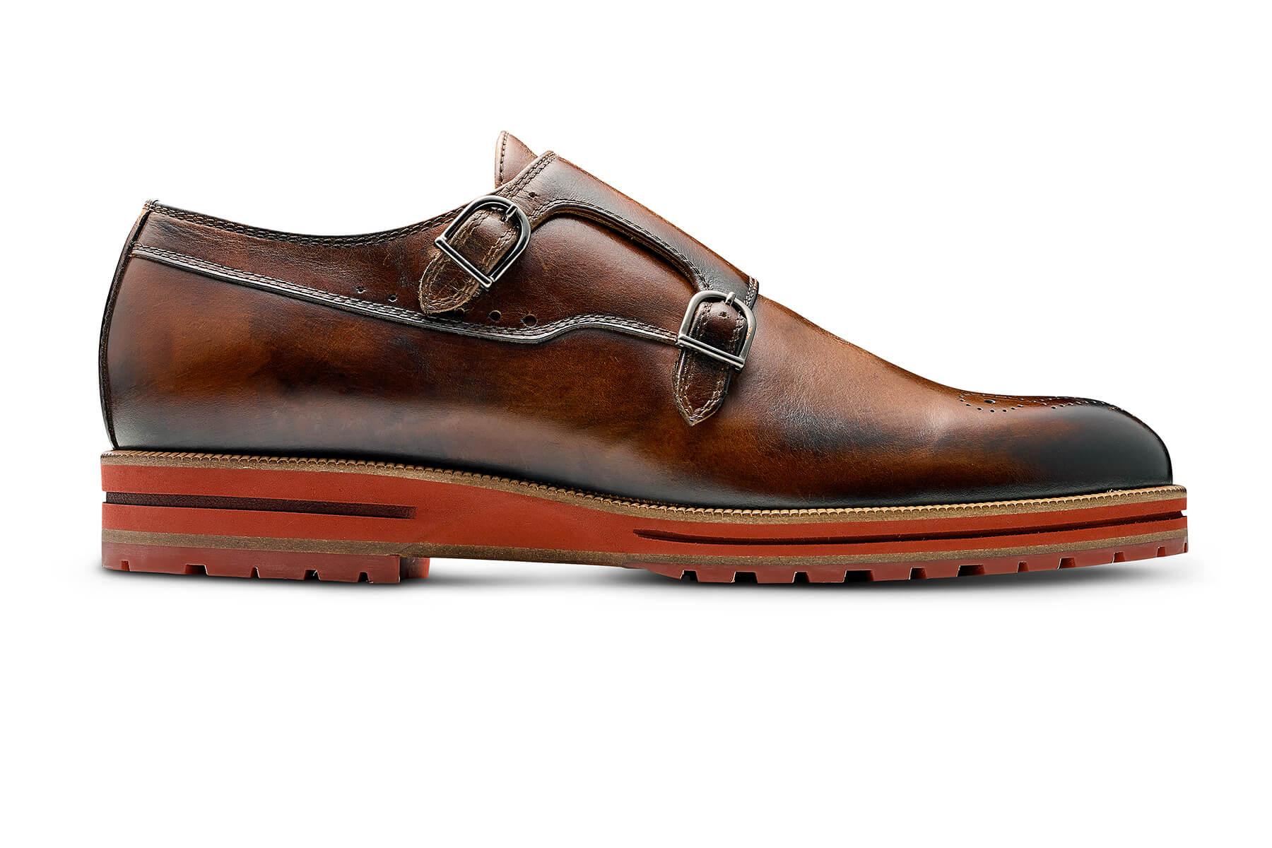 Moral Code Gunnar Men's Double-Strap Monk Dress Shoe -