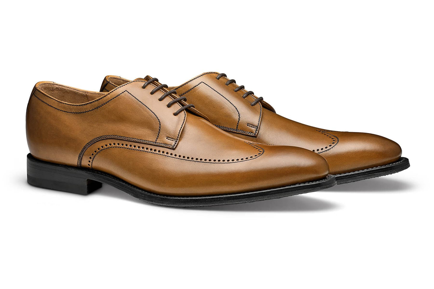 Moral Code Jamison Men's Wingtip Dress Shoe -Oak Leather-7