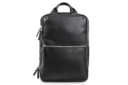 Moral Code Back Office Backpack -Black Leather-