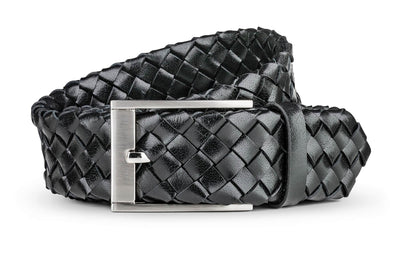 Moral Code Gilbert Belt -Black Leather-34 