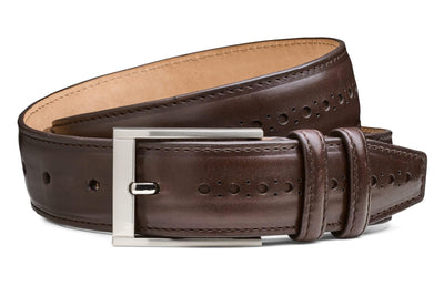 Moral Code Gordon Belt -Brown Leather-33 