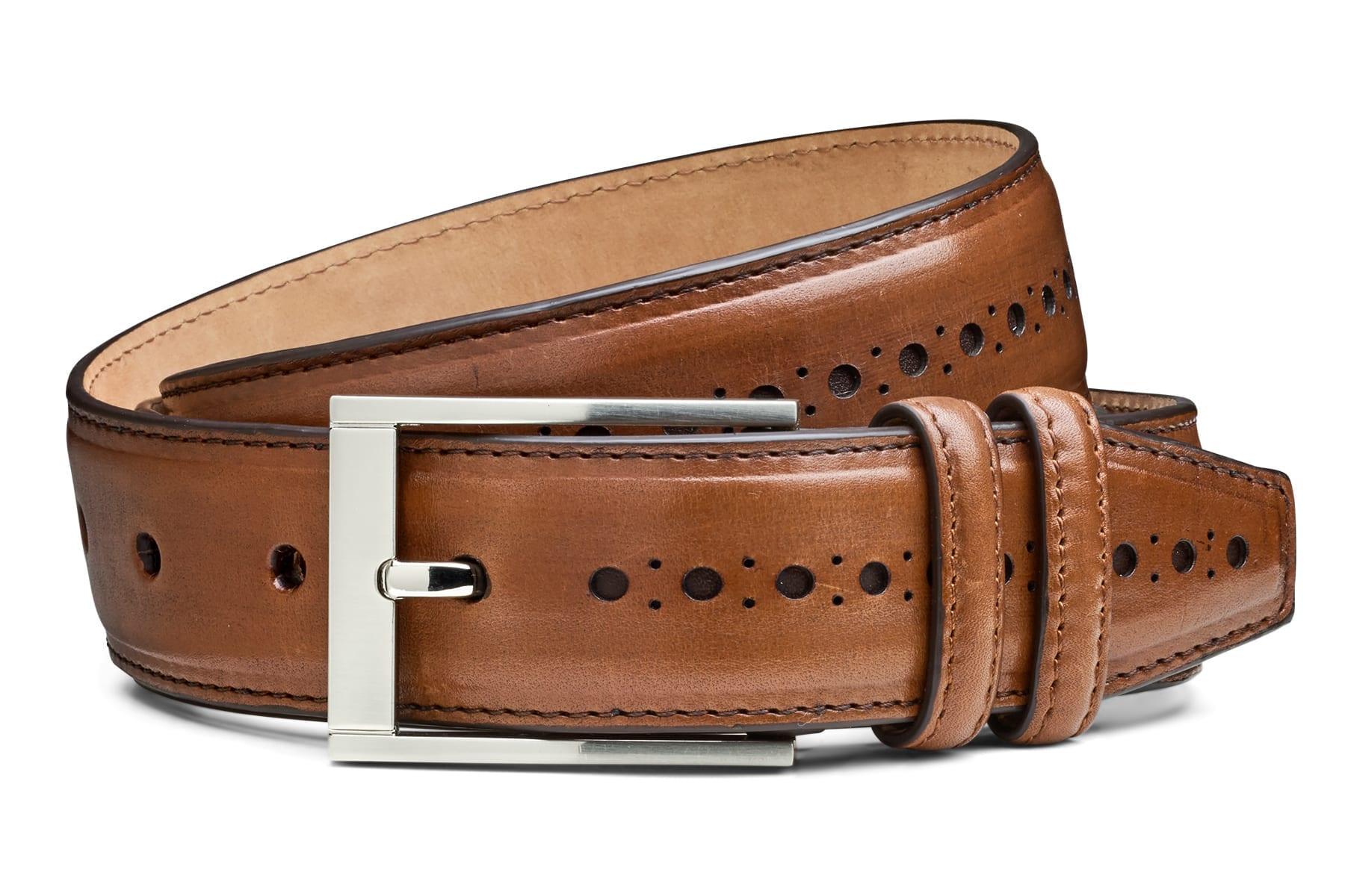 Moral Code Gordon Belt -Cognac Leather-34