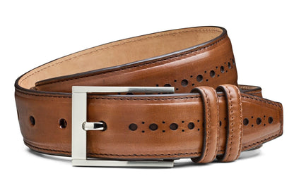 Moral Code Gordon Belt -Cognac Leather-34