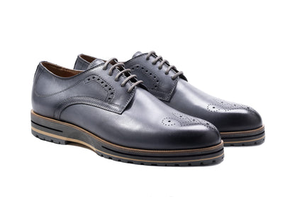 Moral Code Mayson Men's Blucher Dress Shoe -Ice Blue-7