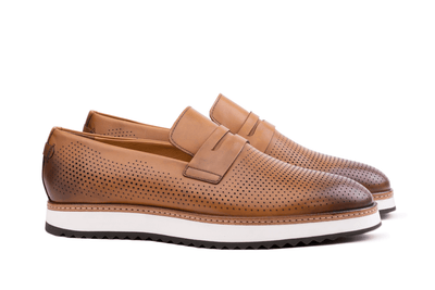 Moral Code Nick Men's Loafer -Cognac-8 