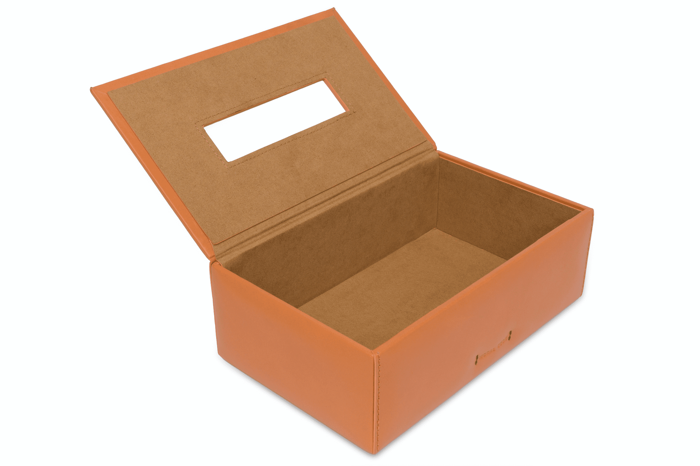 Moral Code Denison Tissue Box -Cognac Leather-