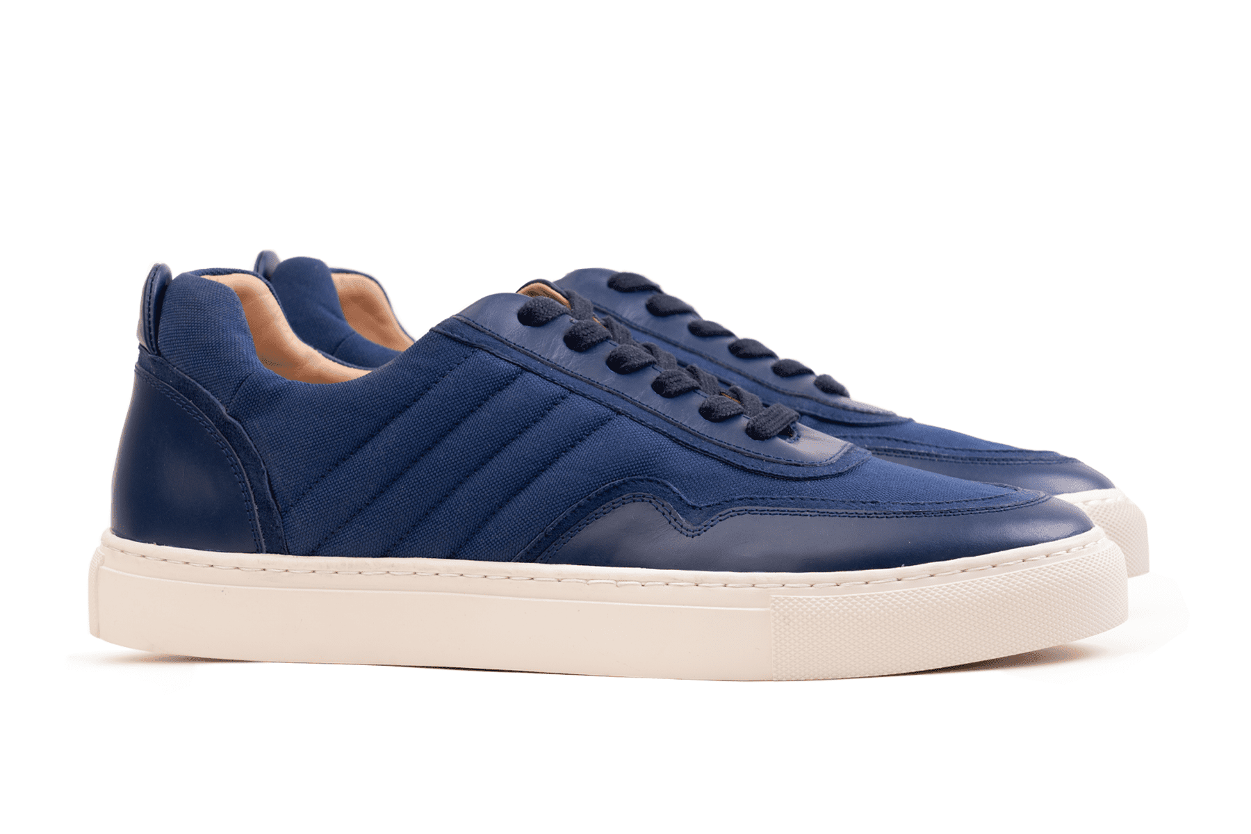Moral Code Shore Men's Casual Lace-up Sneaker -Navy-8 #color_navy