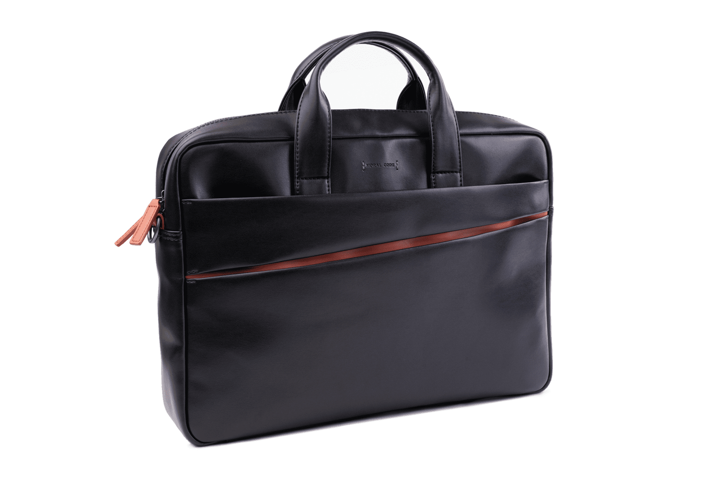Moral Code Cortland Vegan Laptop Bag -Black/Red-