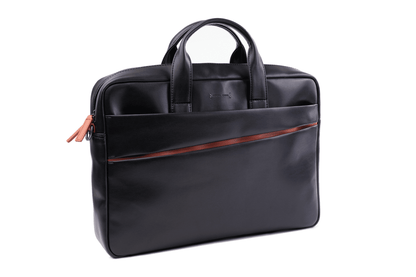 Moral Code Cortland Vegan Laptop Bag -Black/Red-