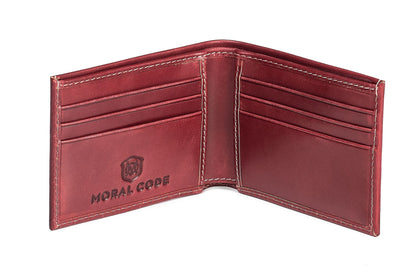 Moral Code Turner Slim Billfold Wallet -